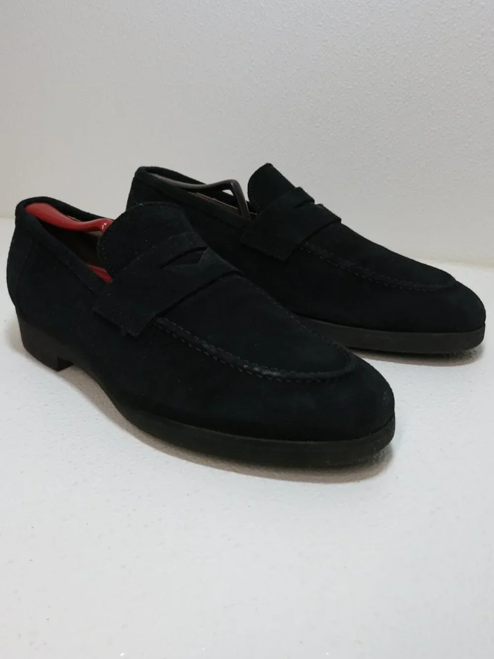 Marechiaro Suede Leather Dress Moc's Loafers Footwear Shoes Men's Italy sz 42.5